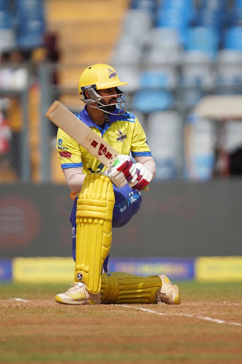 Eagle Thane Strikers in action – MPL 2025 T20 Match at Wankhede Stadium