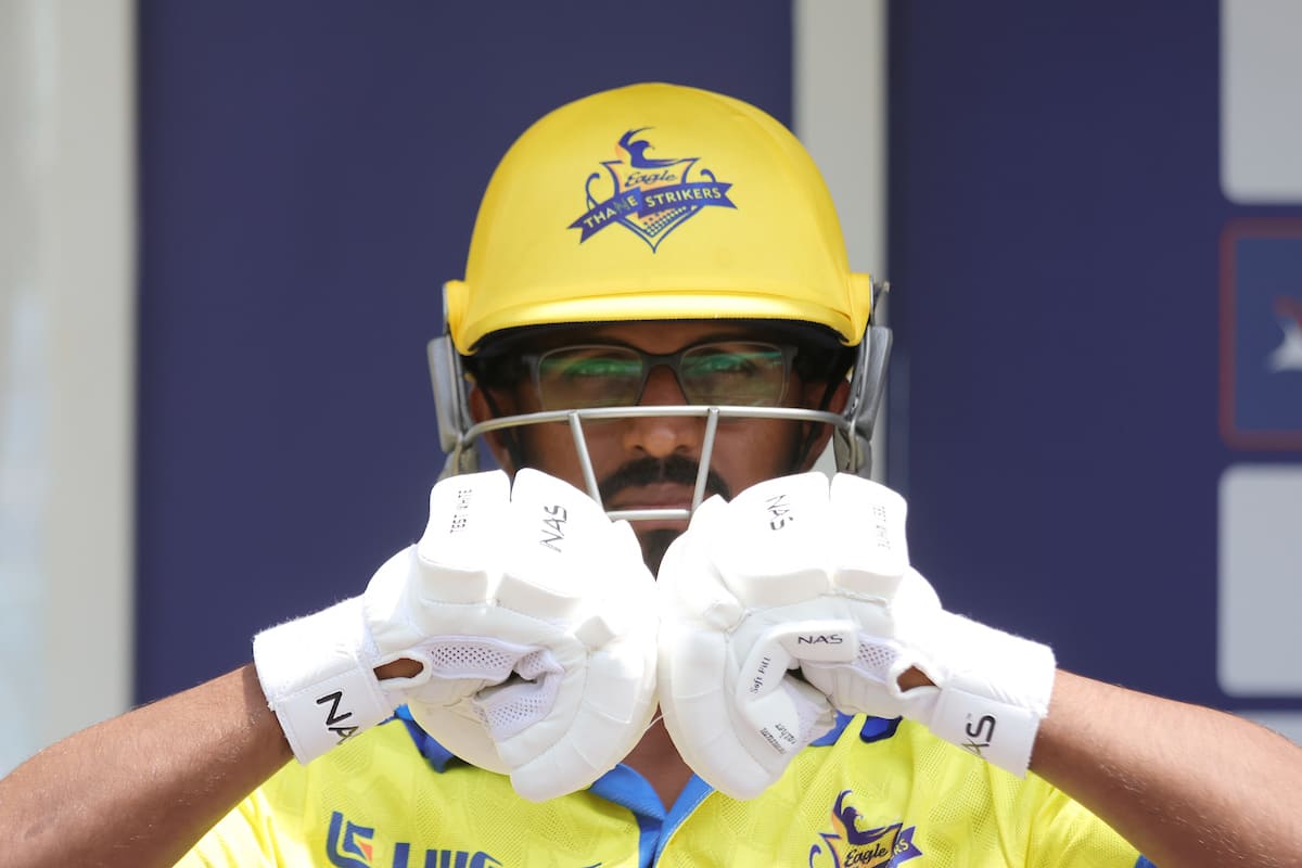 Eagle Thane Strikers in action – MPL 2025 T20 Match at Wankhede Stadium