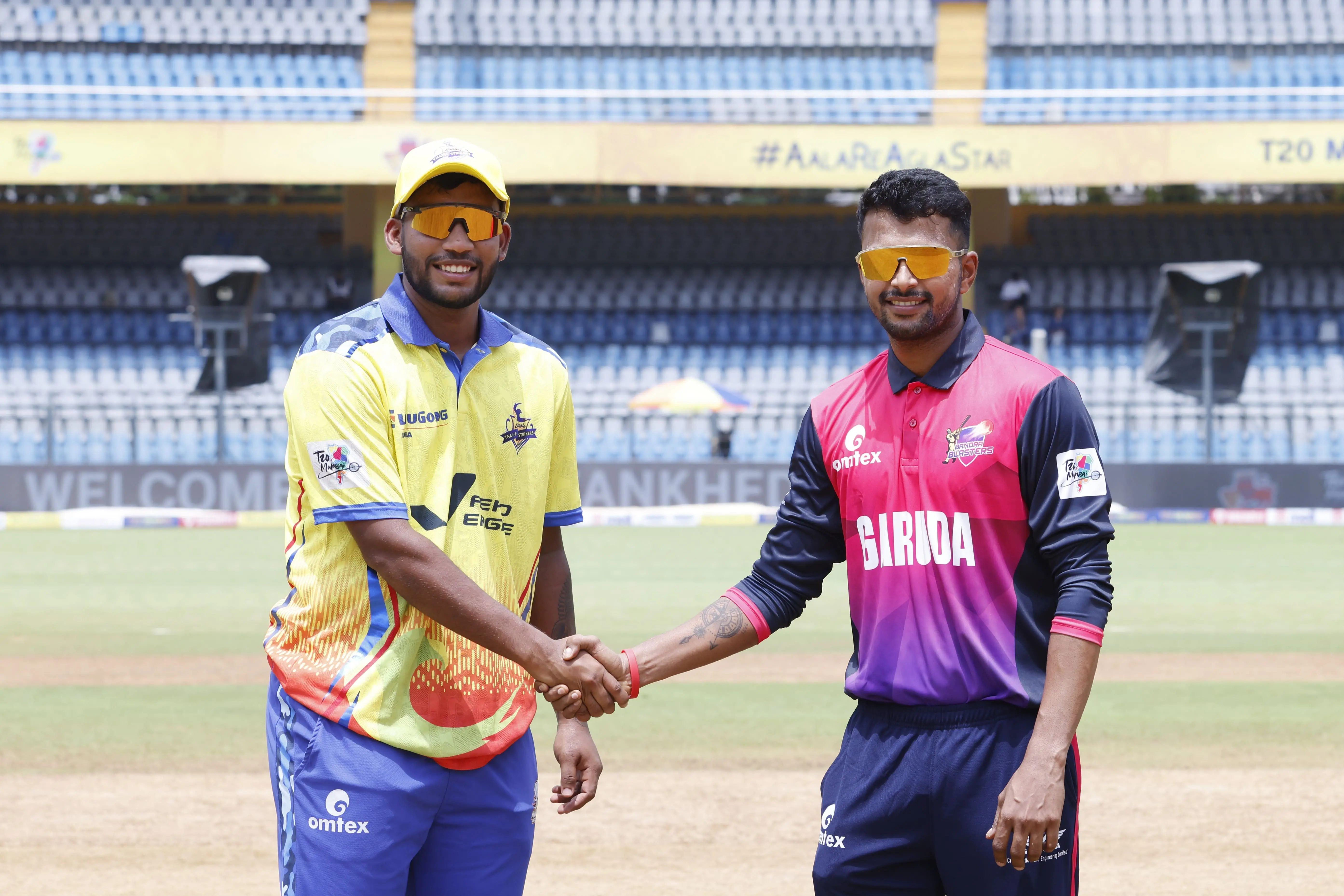 Eagle Thane Strikers in action – MPL 2025 T20 Match at Wankhede Stadium